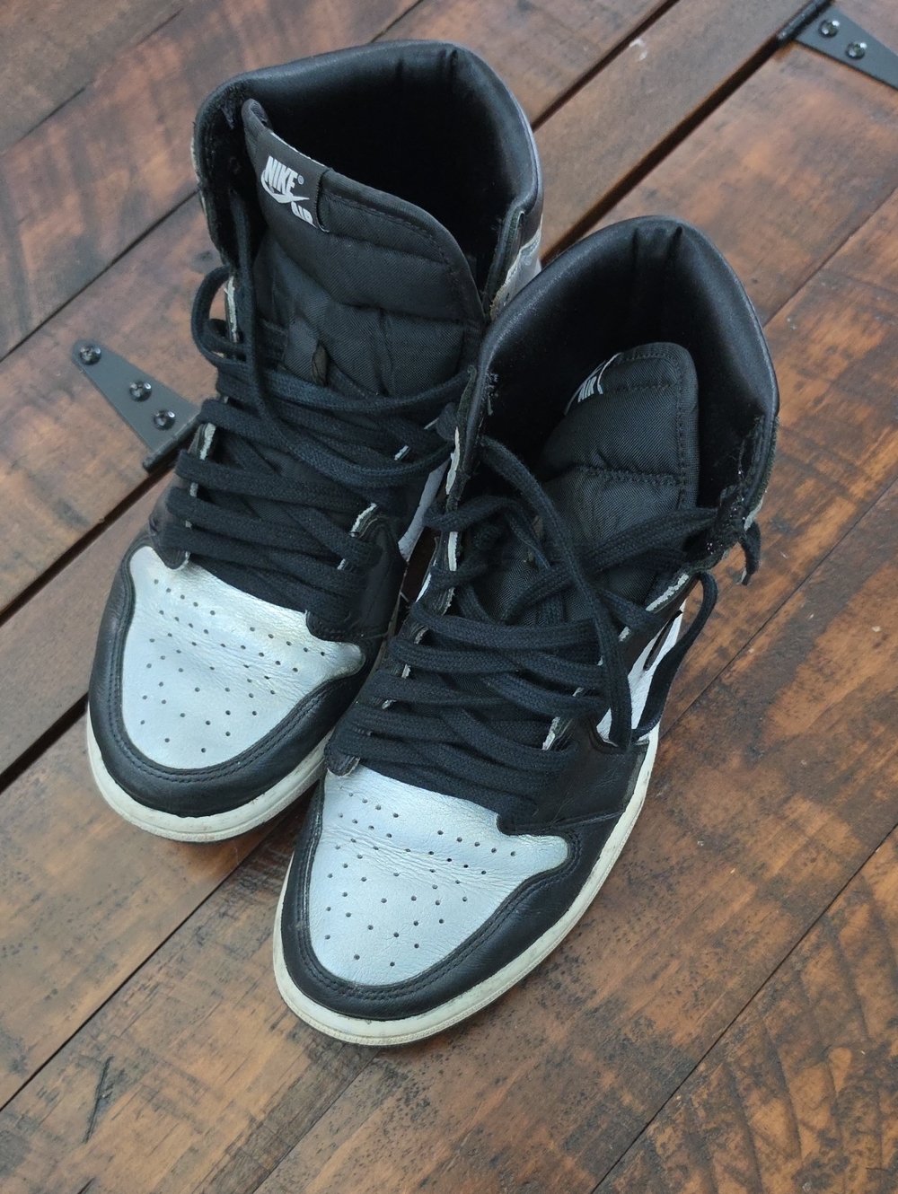 Jordan 1 High Black and White High-Top Sneakers
